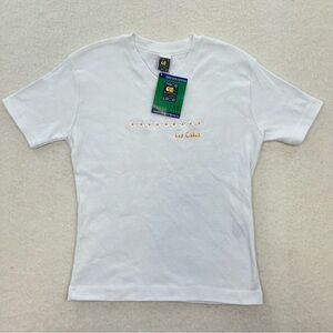 Y2K NWT Los Cabos White Cotton Baby Tee Size Large